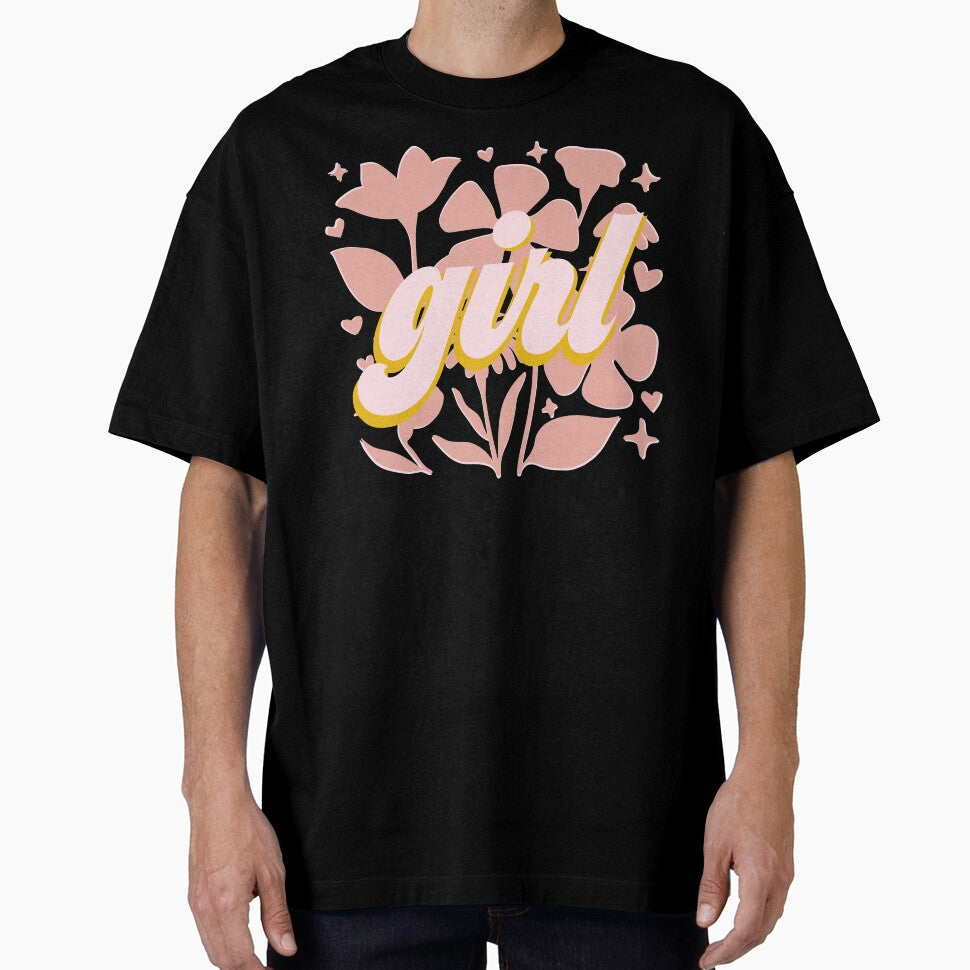 Retro Girl Flower Power by AshTreeCrtvCo