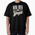 Funny Yoga Man Yogi Men Who Yoga Real Men Gift print by Lisbob