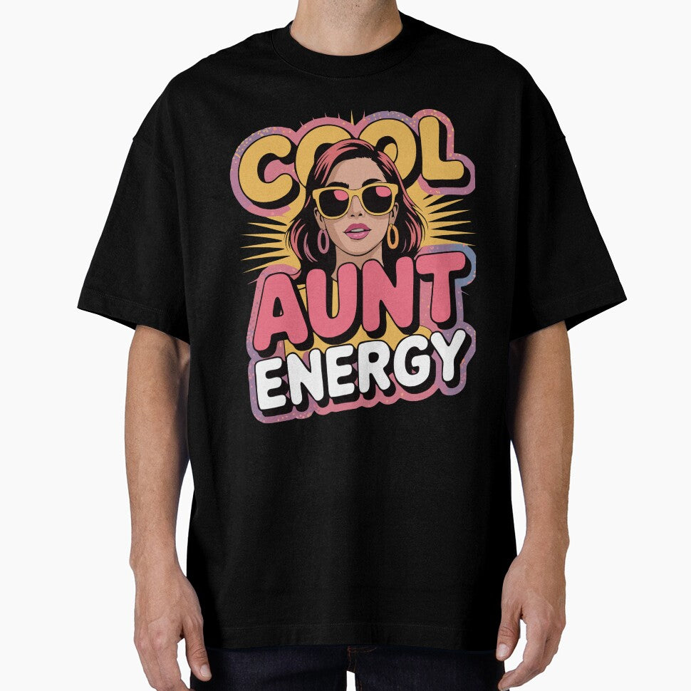 Funny Aunt Vibes T-Shirt for Women, Gift for Aunt 2025 by Mahilis