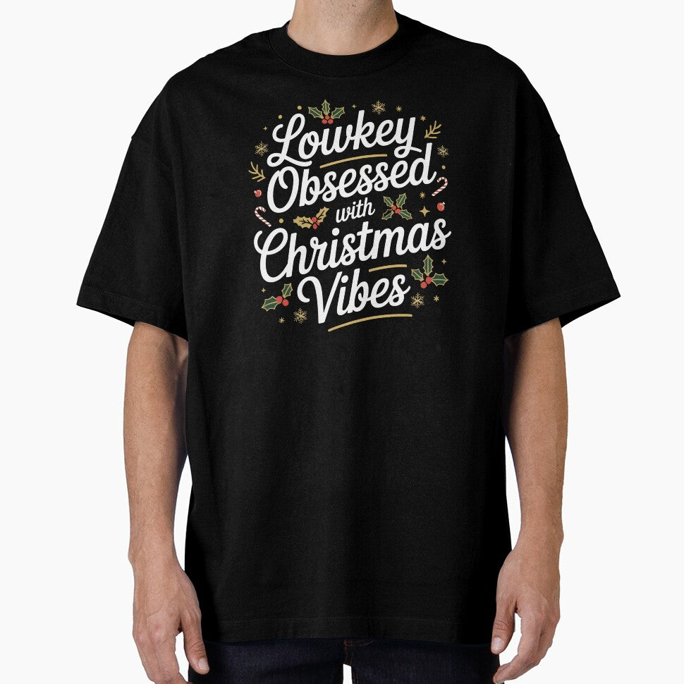 Lowkey Obsessed with christmas vibes, funny Gen Z and gen Alpha Christmas by NoetherSym
