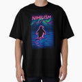 Nihilist Penguin Neon Aurora by Pop Goes The Word