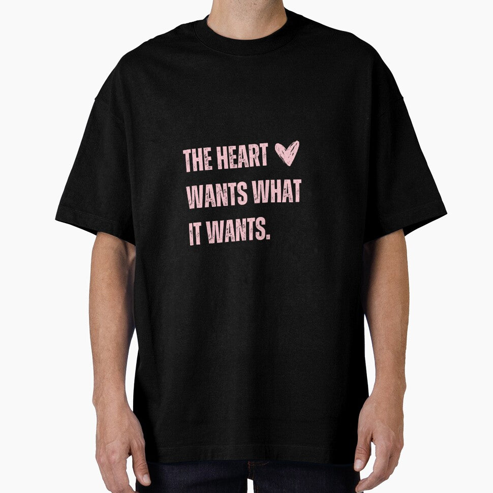 The Heart Wants What It Wants Red Poster Love Valentines by KateAngelaArt