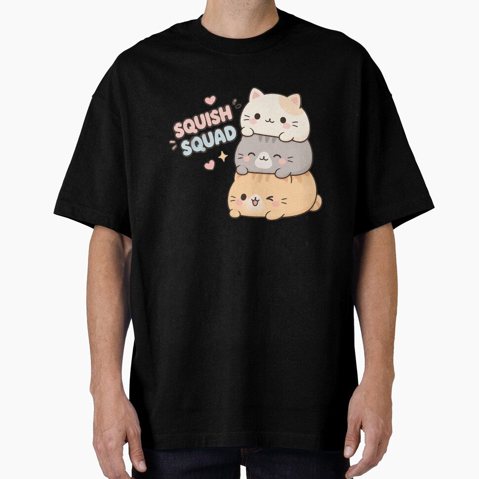 Cute Panda Pile Kawaii Stacked Pandas Cartoon T-Shirt by Amitabr14