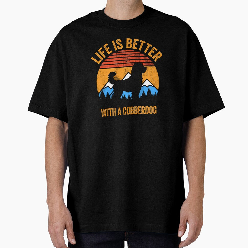Life Is Better With An Australian Cobberdog  Retro by Guarddogdrive