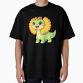 Cute Dilophosaurus Dinosaur for Baby Clothes – Minimalist Illustration by Mac Sketches