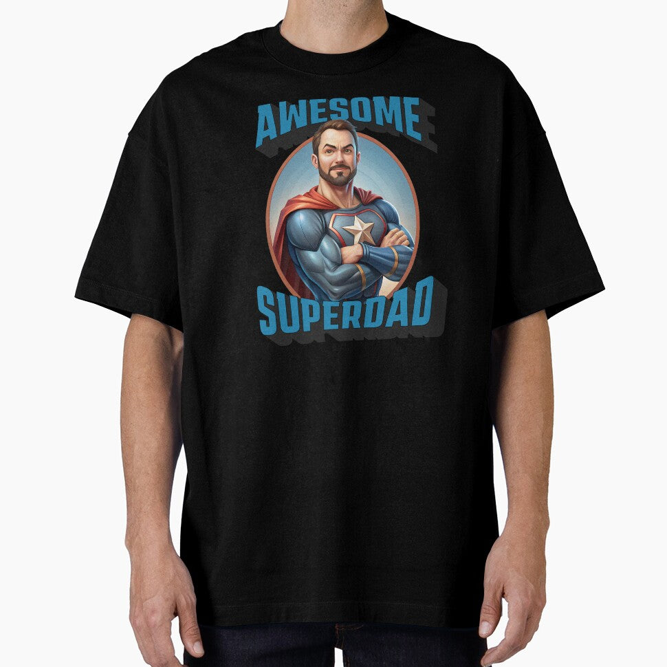 Cool Awesome Super Hero Dad Fathers Day Gift Idea by ZeptepiTrends