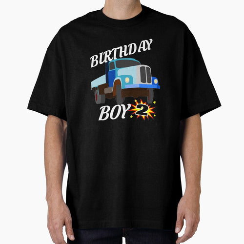 2 Years Old Birthday ShirtTruck Gift Design by drwigglebutts