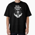 Real Women Pray Christian Faith Cross Hands by SuperAndSocial