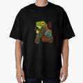 road trip motorcycle frog artwork asian style by DingHuArt