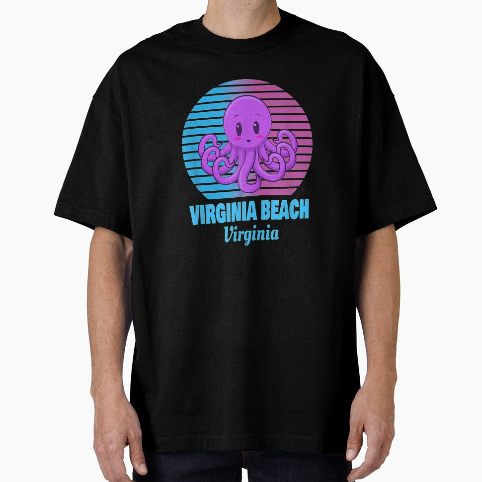 Virginia Beach Vacation Cute Octopus Gift by lolahomya