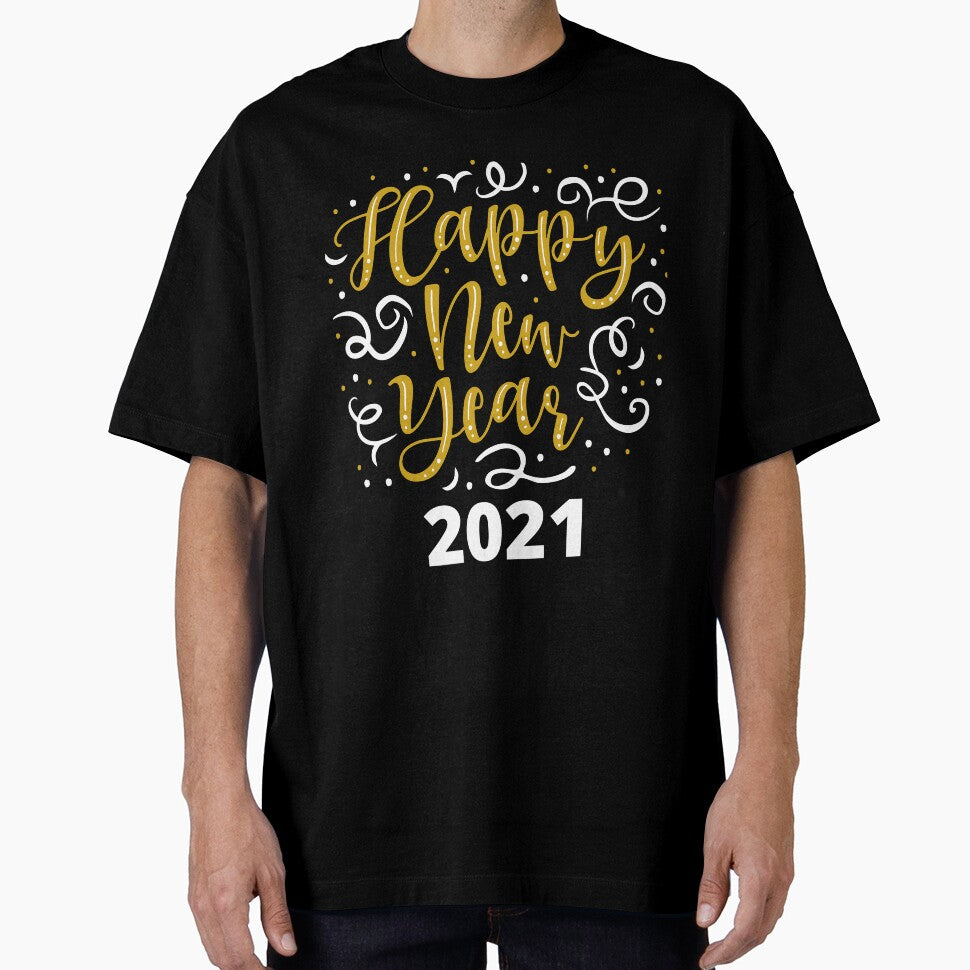 BEAUTIFUL HAPPY NEW YEAR 2021 CONFETTI GOLDEN CUTE by Rpgpbp