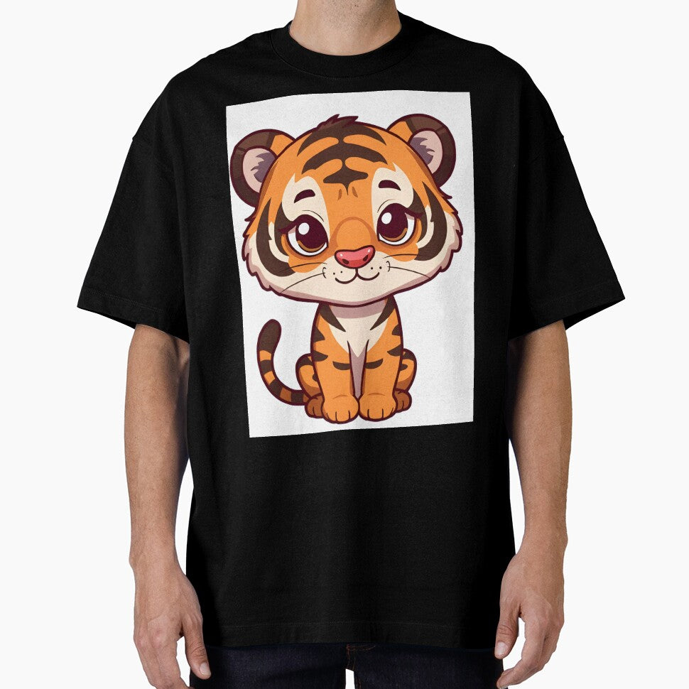 Adorable Tiger Cub Sticker by Teewave-Ashish