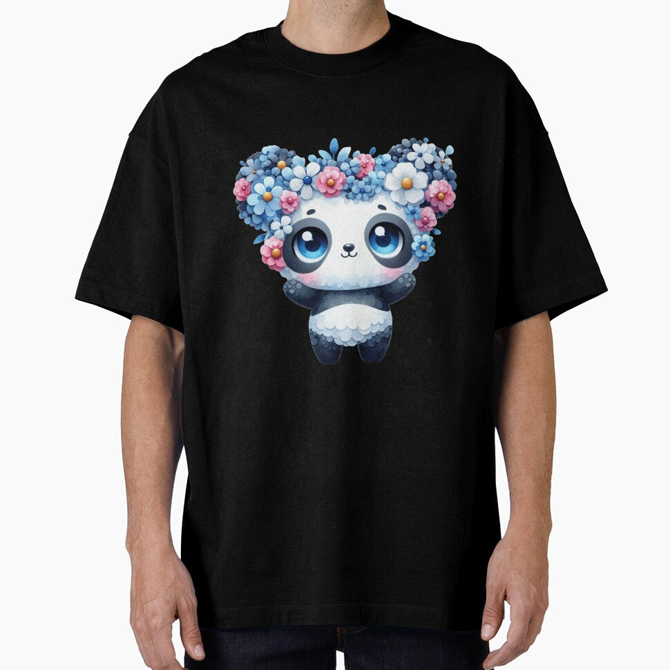 Flower Panda 3 by PANDALOVEART