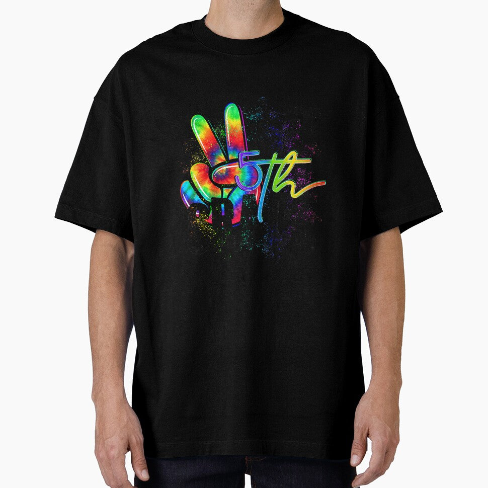 Peace Out 5th Grade Tie Dye Graduation by unassertive19