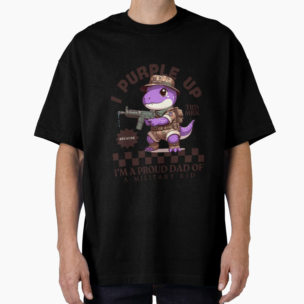 Purple up military kids dino by Peerless-Prime