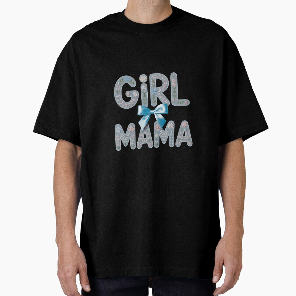 Girl Mama Cute Girl Mama Mothers Day Coquette Girl Mama Bow Mama by FaithAbbott