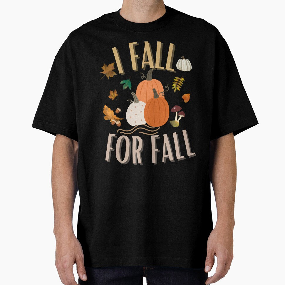 I Fall for Fall Pumpkins & Leaves by soapblossom
