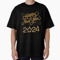 Cute Happy New Year 2024 Gold by woshgo