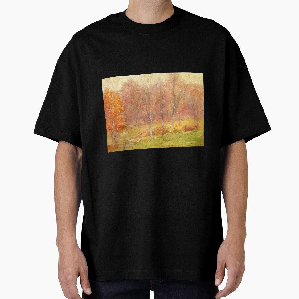 Vintage Fall Forest Painting by BravuraMedia