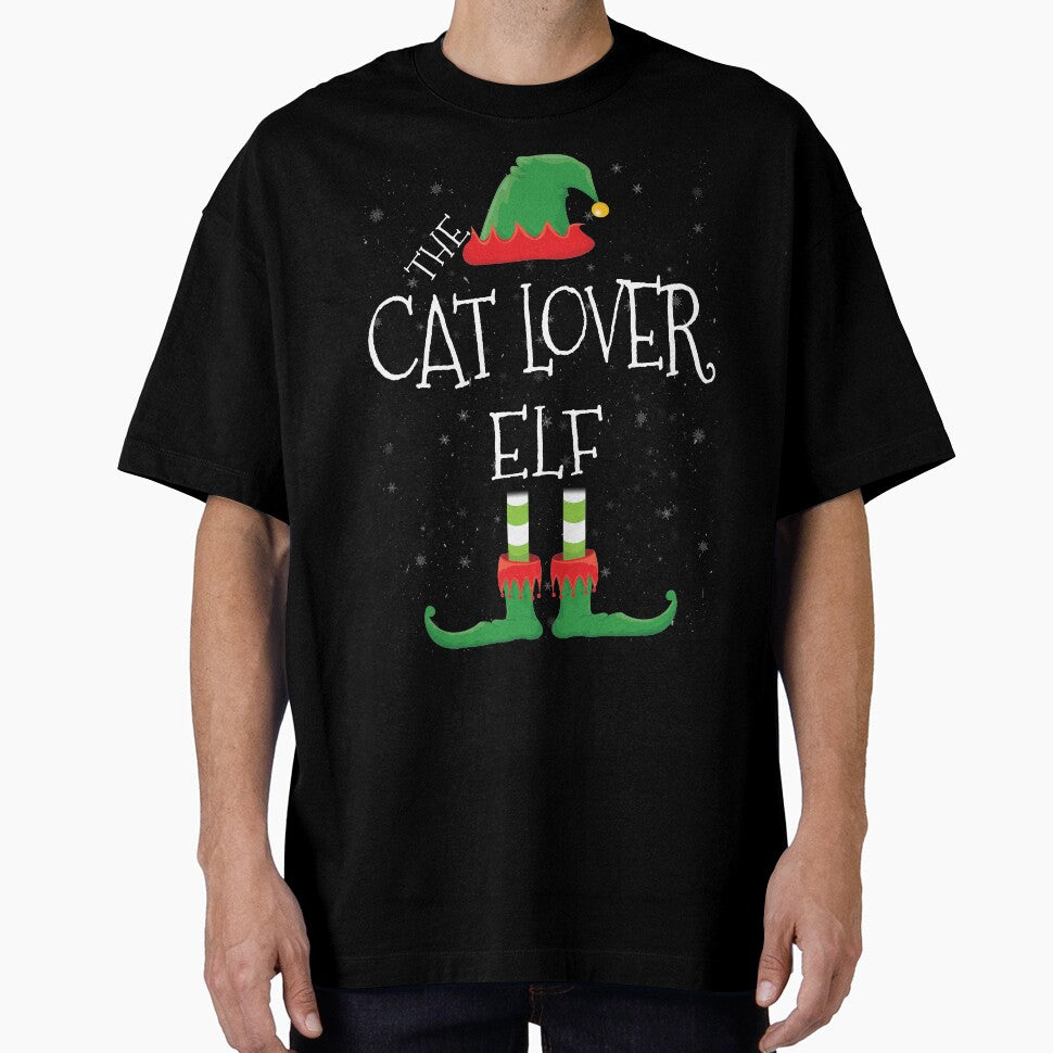 Cat Lover Elf Family Matching Christmas Group Funny Gift by DavisHasari