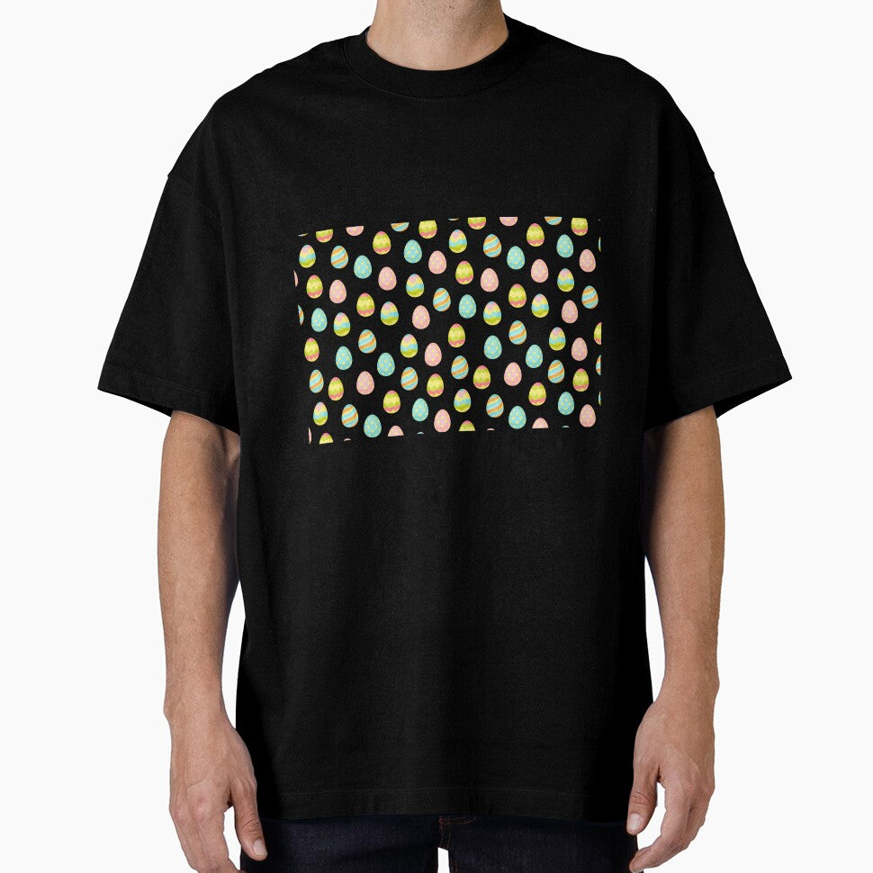 Easter Eggs black by cutecrazytshirt
