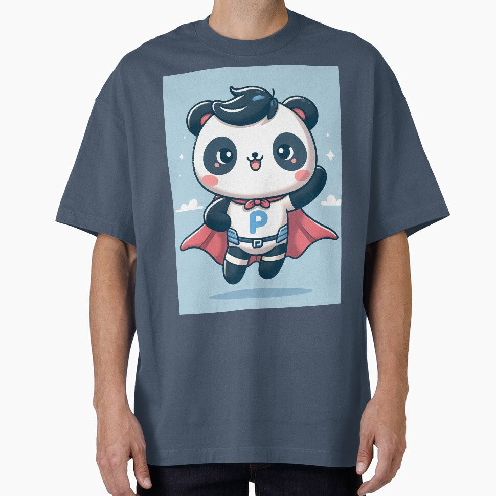 Cute Panda Superhero - Folk Art by heidiannemorris © by FOLK ART FUSION by heidiannemorris