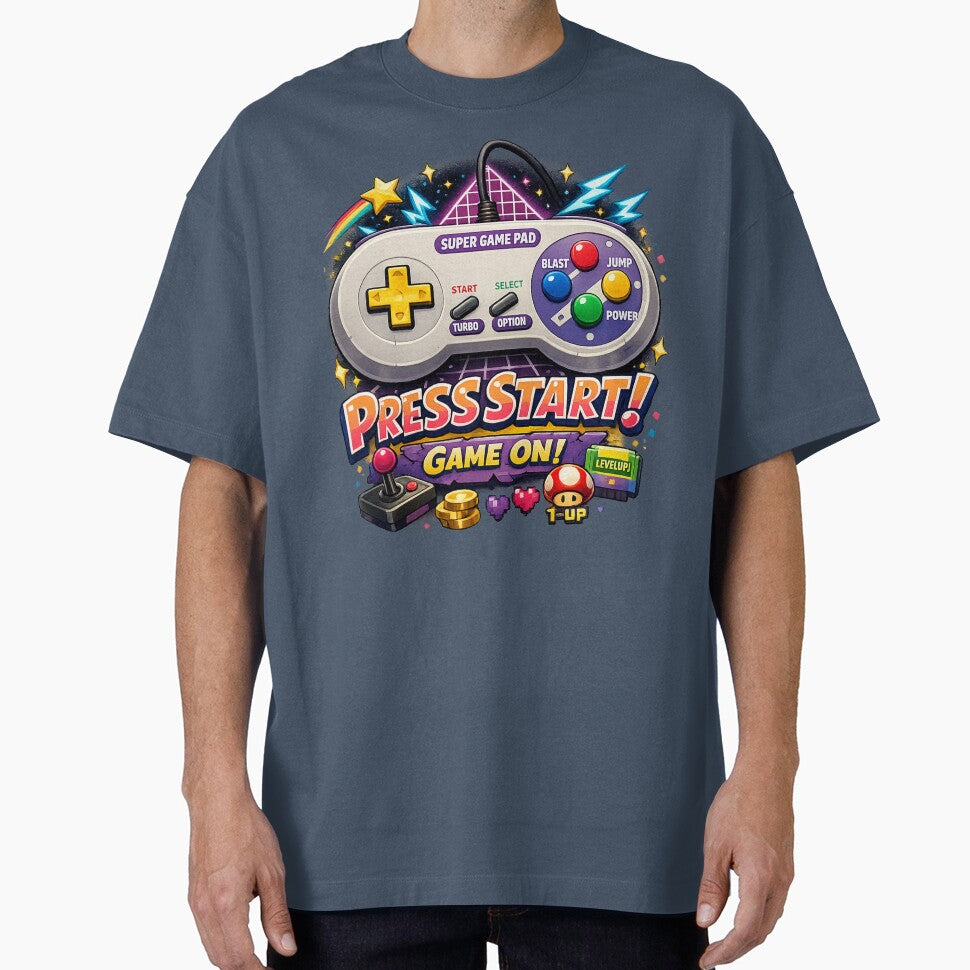 GAME ON! – Retro 90s Gamer Controller Art by Backtrack Boutique