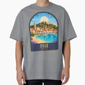 Hvar Vintage Travel Illustration by HomeLivingCo