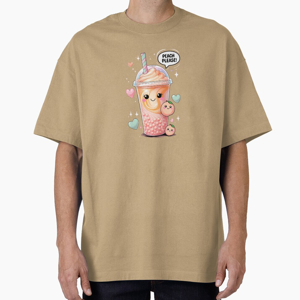 Peach Please! – Cute Peach Boba Tea by SolaoLab