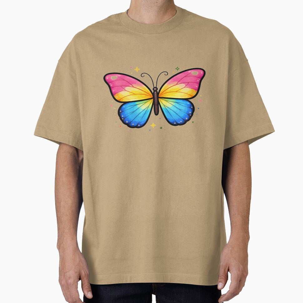 Rainbow Butterfly – Colourful LGBTQ+, Pride, Kids Art | Love is Love Cute Butterfly Design for T-Shirt, Sticker, Phone case, mug, bag, hoodies ?? by ArtByTripti