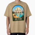 Abu Dhabi Vintage Travel Illustration by HomeLivingCo