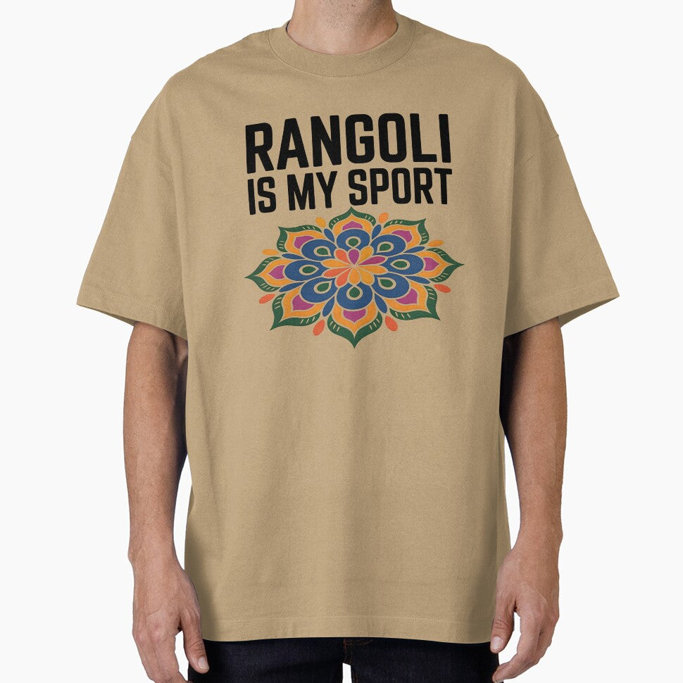 Rangoli Is My Sport – Fun Diwali Festival Design by Jollys-ArtShop
