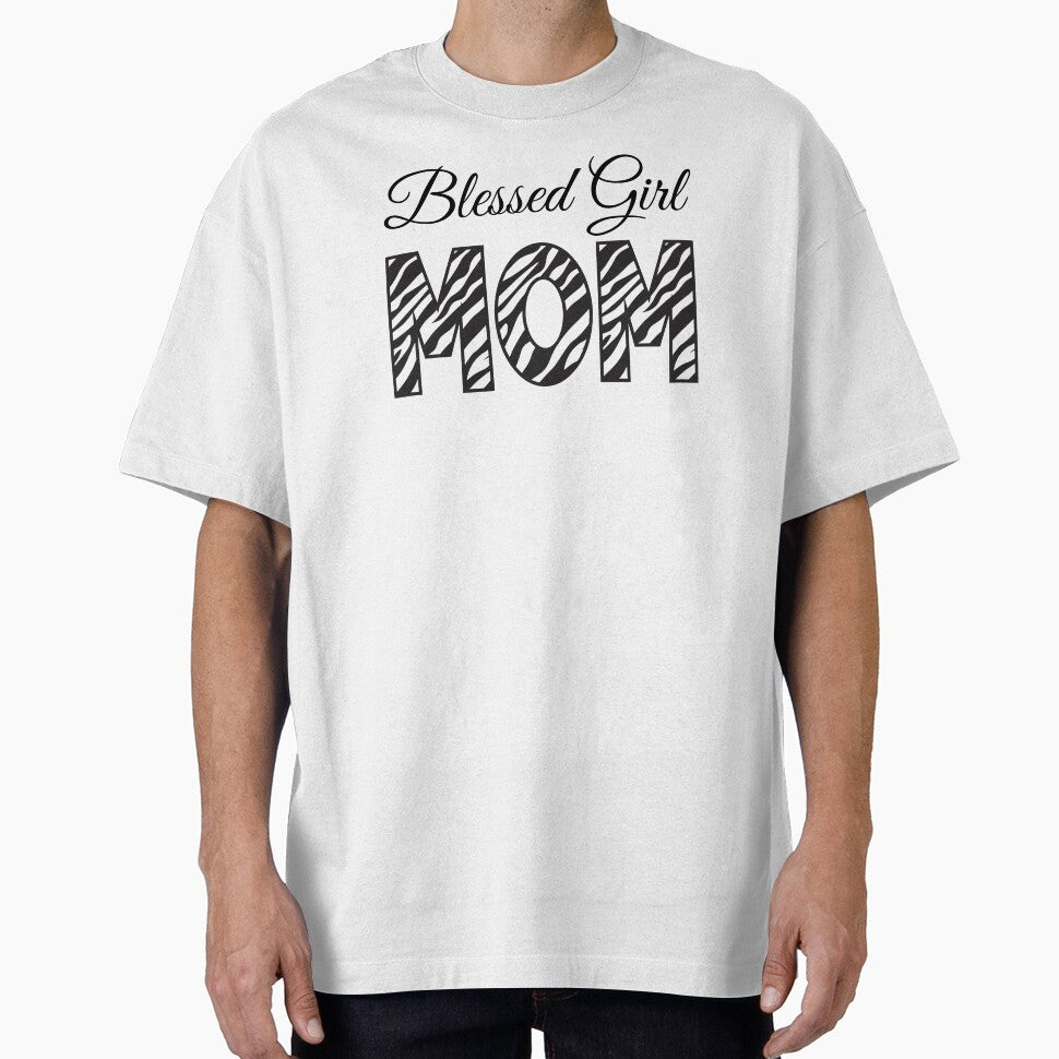 Blessed Girl Mom with Zebra Print by JeweledDesigns