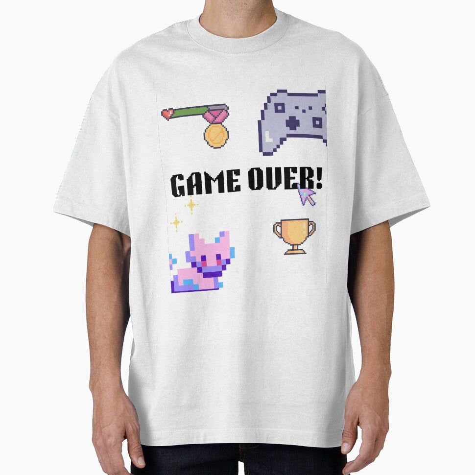 Leveling Up Pixel Gamer Shirt | Retro Gaming Aesthetic Tee | Cute Pixel Art Design by ravenRM