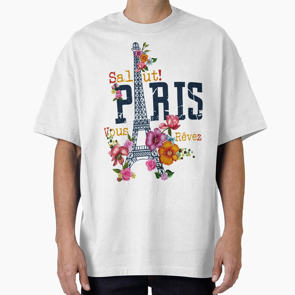 SALUT PARIS amazing classic and premium design t-shirt by abdallatigle