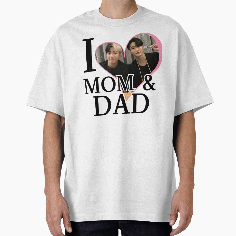 Kpop ATEEZ I Love Mom and Dad Hongjoong and Seonghwa Meme by StarBunnyDesign