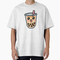 Cute Playful Kawaii Bubble Tea Cartoon | Adorable Boba Tea Sticker & Gift Design by Rood Art Studio