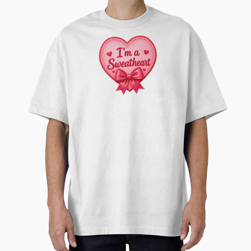 Valentine Sweatheart Pink Candy Heart Bow by Artmares