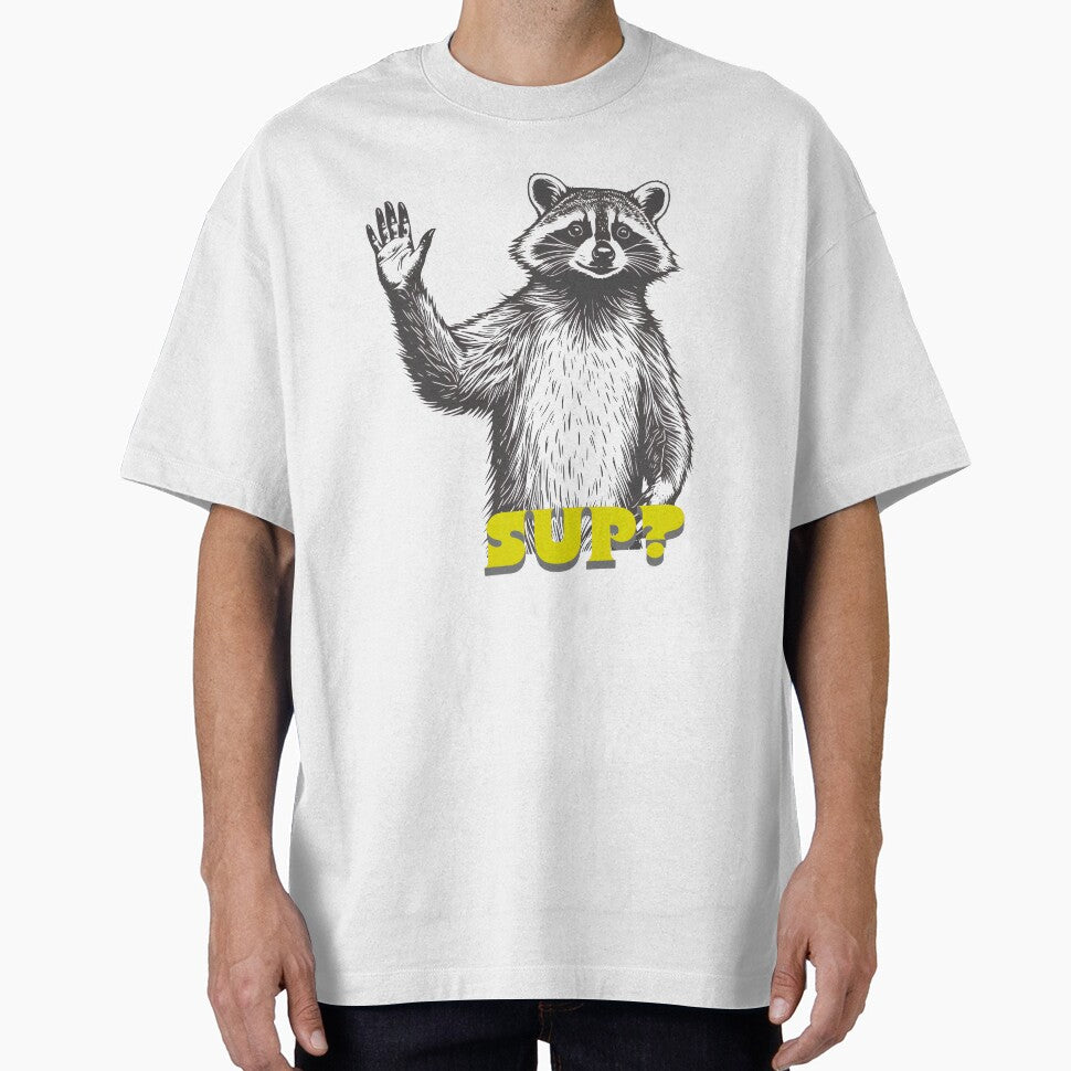 Sup? Raccoon Funny Vintage by homeaven