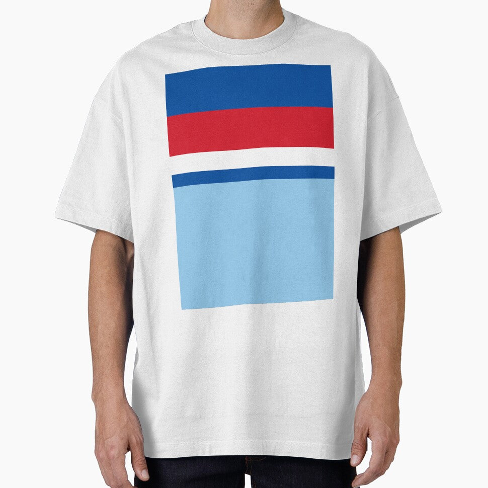 England 1982 World Cup Away Sky, Red, White, Blue by Sporting Colour