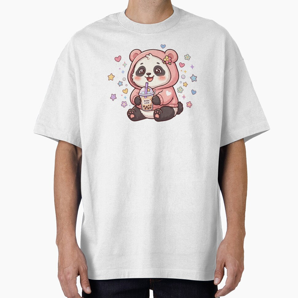 Cute Panda with Boba – Kawaii Bubble Tea Design by StoneByTheMoon
