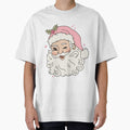 Winking Retro Vintage Pink Santa Claus by OffBeatHolidays