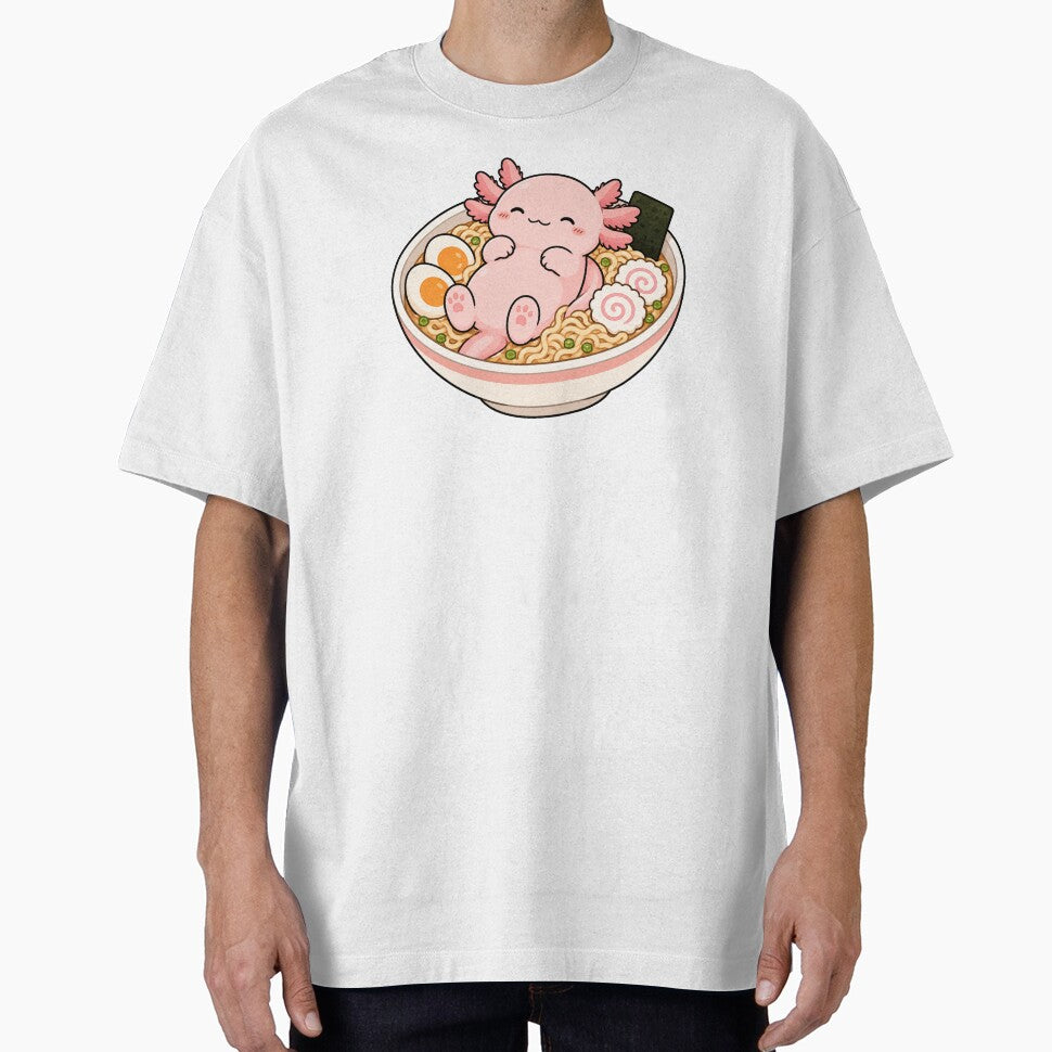 Cute Axolotl Ramen Bowl by MonkiFlipp