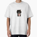 Gatto Nero Buon Lunedì - Grumpy Coffee Cat by RakyLaky
