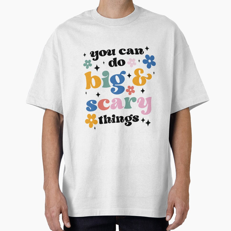 You Can Do Big and Scary Things Waterproof Sticker Inspiring Stickers Gifts for Her Cute Gifts Motivational Gift Inspiration Sticker by SouQ-Art