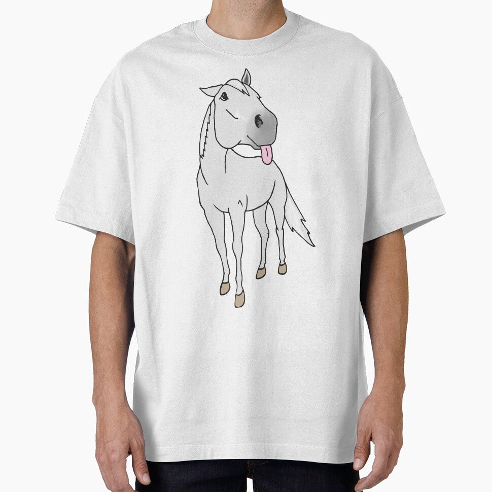 Buster the Grey Horse by HorseFly Ranch