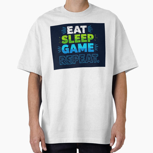 "Eat Sleep Game Repeat" Typography by xArchGoDx