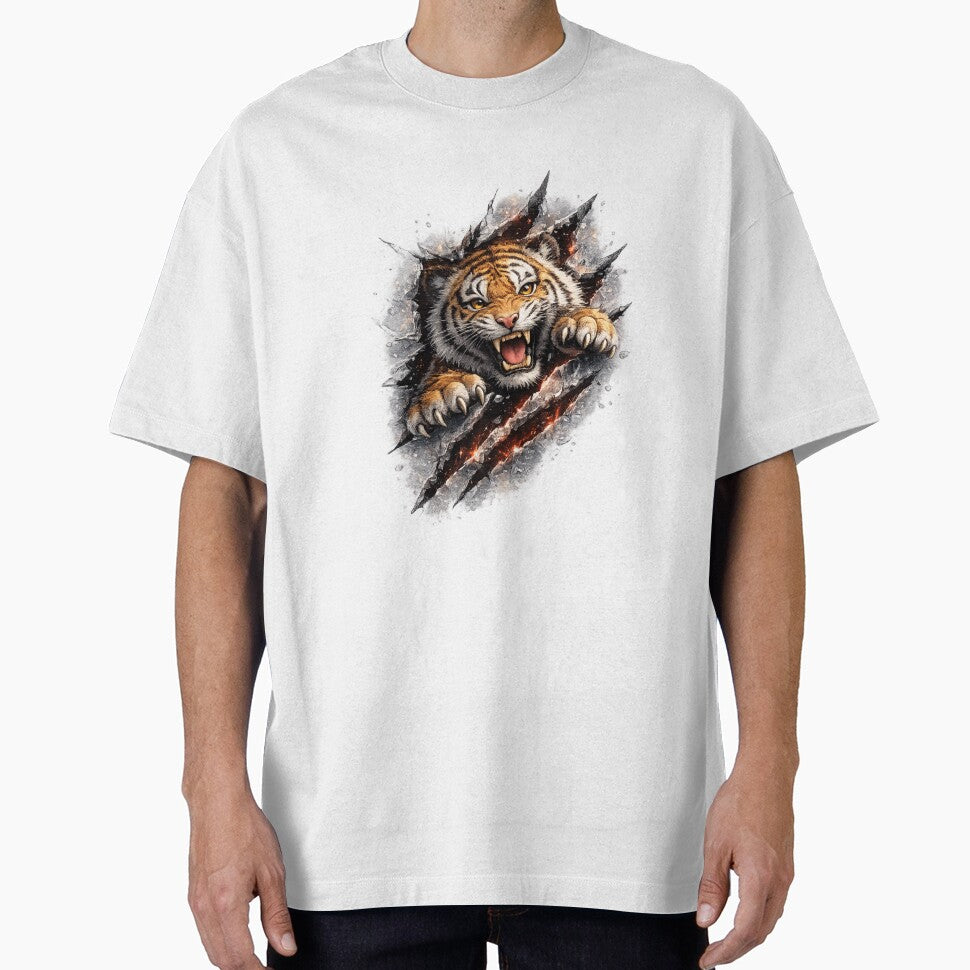 Tiger | Majestic Wild Animal Typography Design by VasiArtLab
