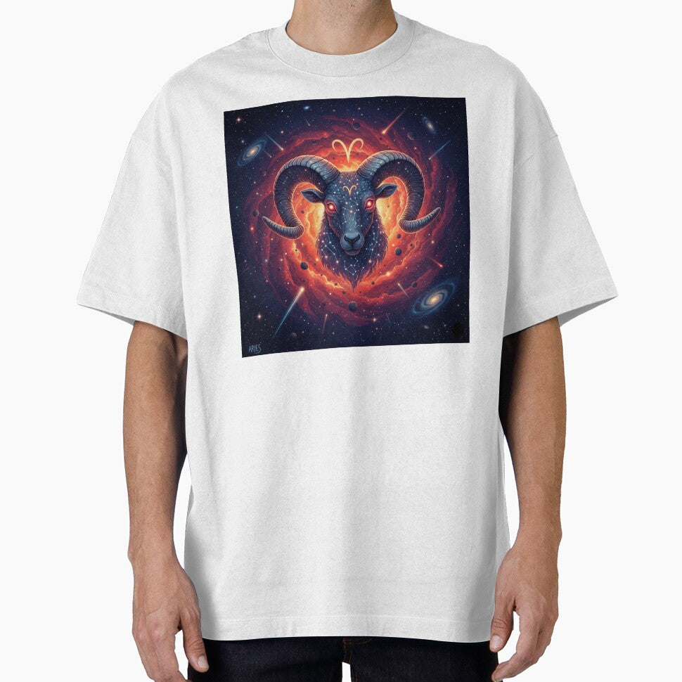 Aries Zodiac Art – Ram Constellation Illustration by Live_With_Suzy
