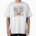 The Future Is Inclusive Retro Rainbow Design by Canvas-Whispers